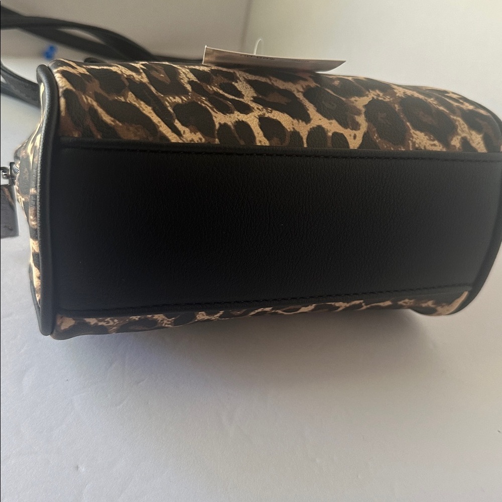 NWTRare Luv Betsey Johnson Leopard Print Mini Barrel Bag CrossbodySatchelCheetah - Picture 8 of 16